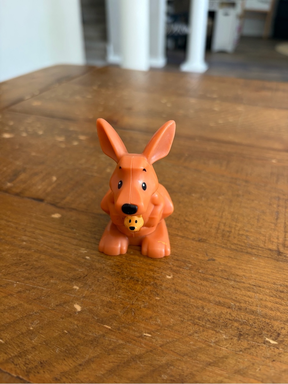 Fisher Price Little People kangaroo with baby as is